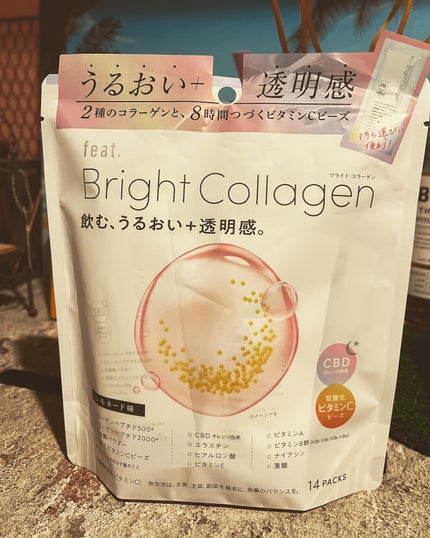 ブライト コラーゲン/Feat./美容サプリメントを使ったクチコミ(1枚目)