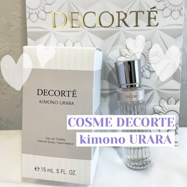 【使った商品】
COSME DECORTE
KIMONO  URARA
限定のミニサイズ香水

【商品の特徴】
リンゴ、メロン、グレープフルーツなどの
フルーツ系の匂いから始まって
最後もさっぱりしてて