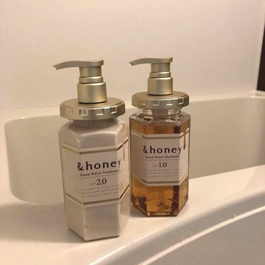 ディープモイスト シャンプー1.0／ヘアトリートメント2.0/&honey/シャンプー・コンディショナーを使ったクチコミ（2枚目）