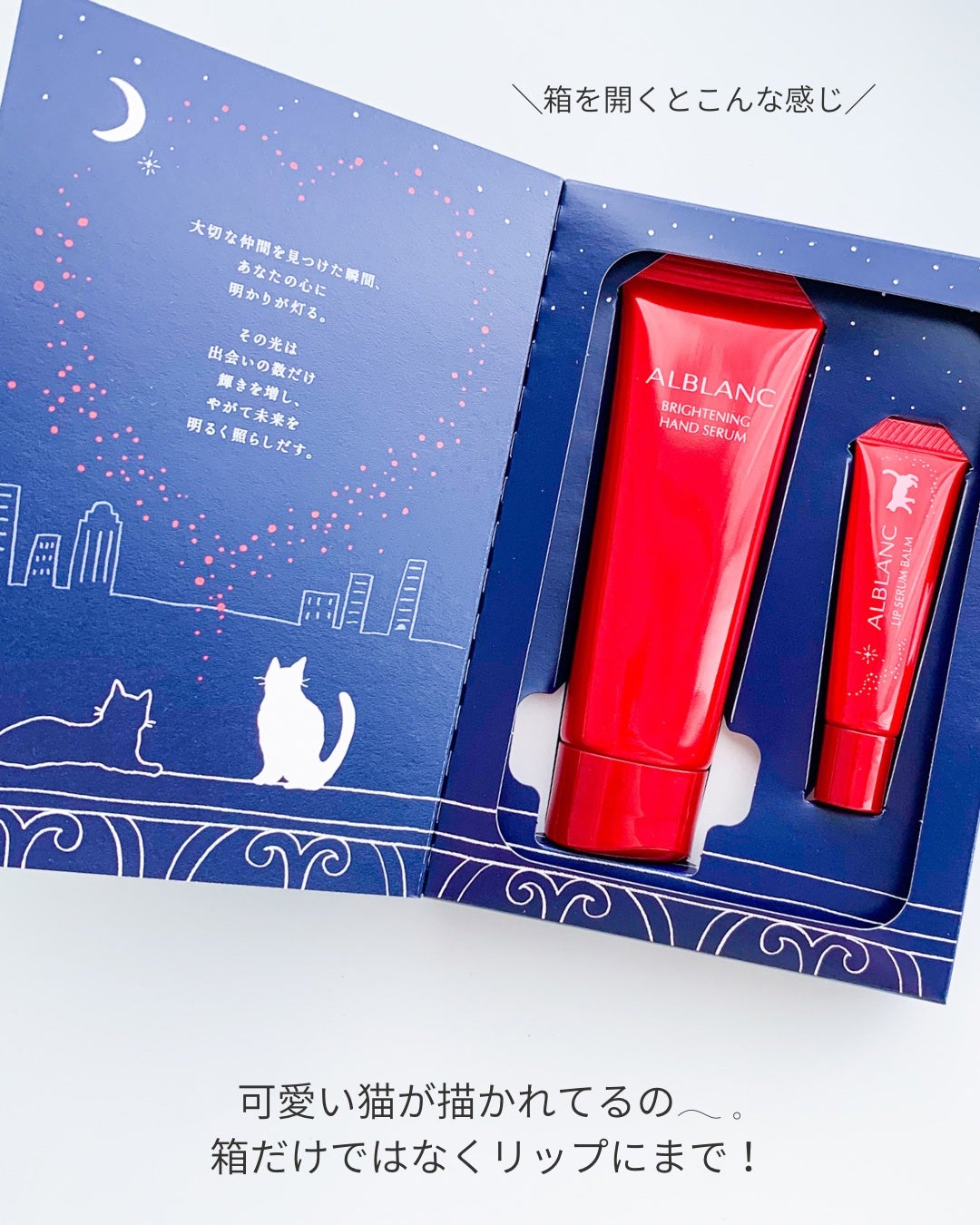 ハンド&リップ セラム セット/ALBLANC/その他キットセットを使ったクチコミ(3枚目)