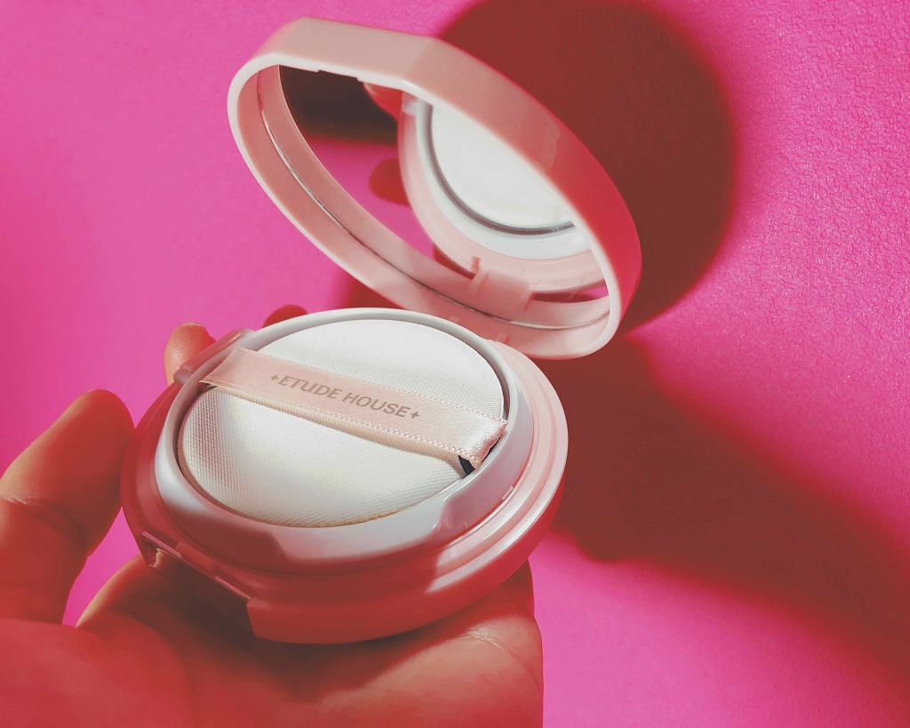 エニークッション クリームフィルター/ETUDE/クッションファンデーションを使ったクチコミ（1枚目）
