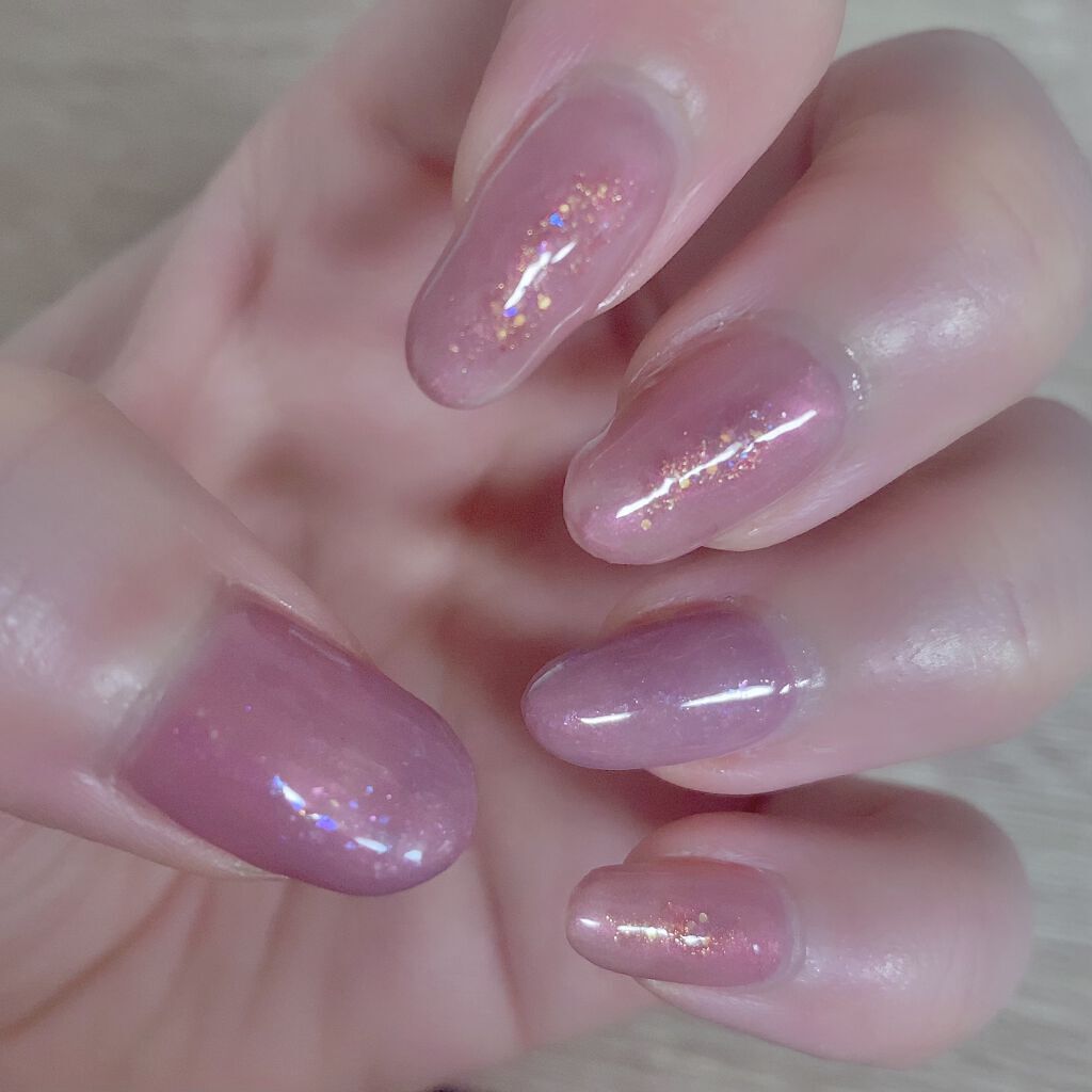 フレンドネイル(リニューアル品)	 1-25(33141)プリズムライラック/DAISO/マニキュアを使ったクチコミ（1枚目）