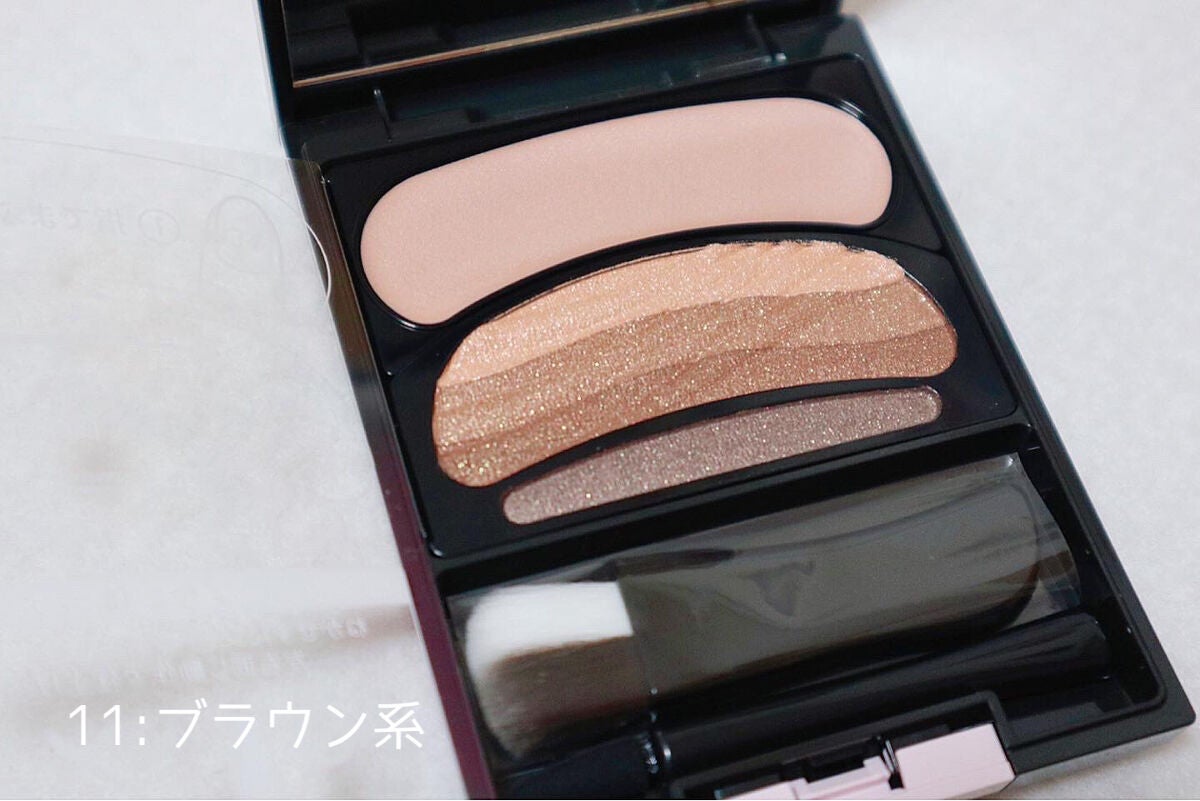 ブラシひと塗りシャドウN/オーブ/アイシャドウパレットを使ったクチコミ(4枚目)