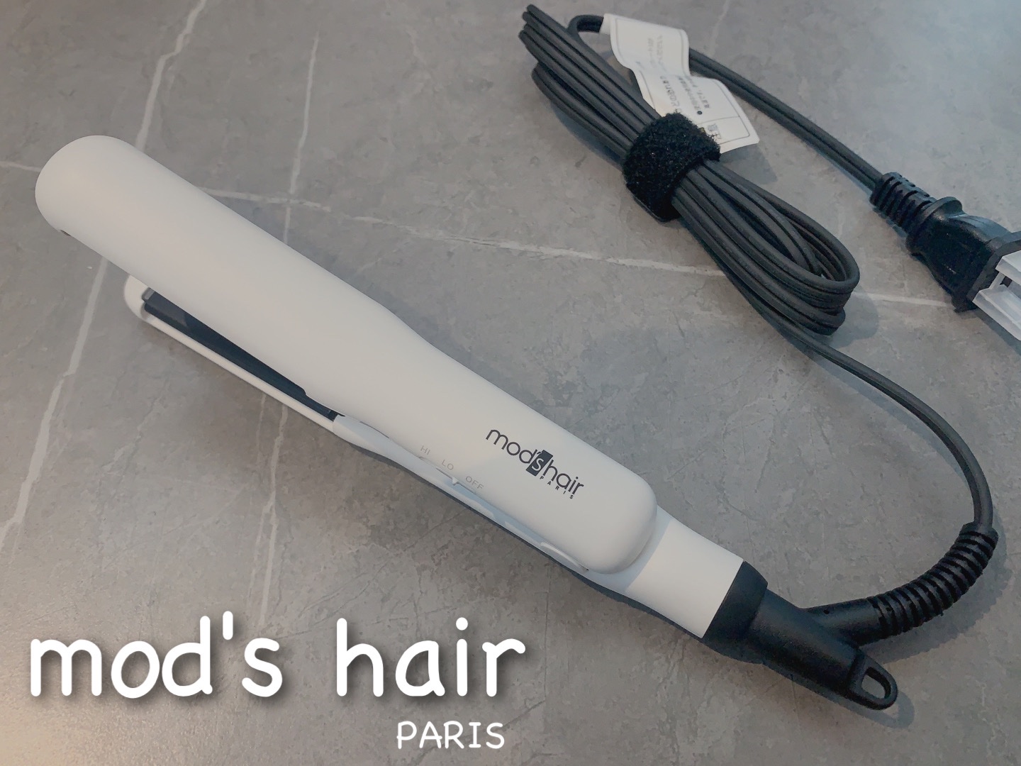 スタイリッシュ コンパクトストレートアイロン（MHS-2430） ホワイト/mod's hair/ストレートアイロンを使ったクチコミ（1枚目）