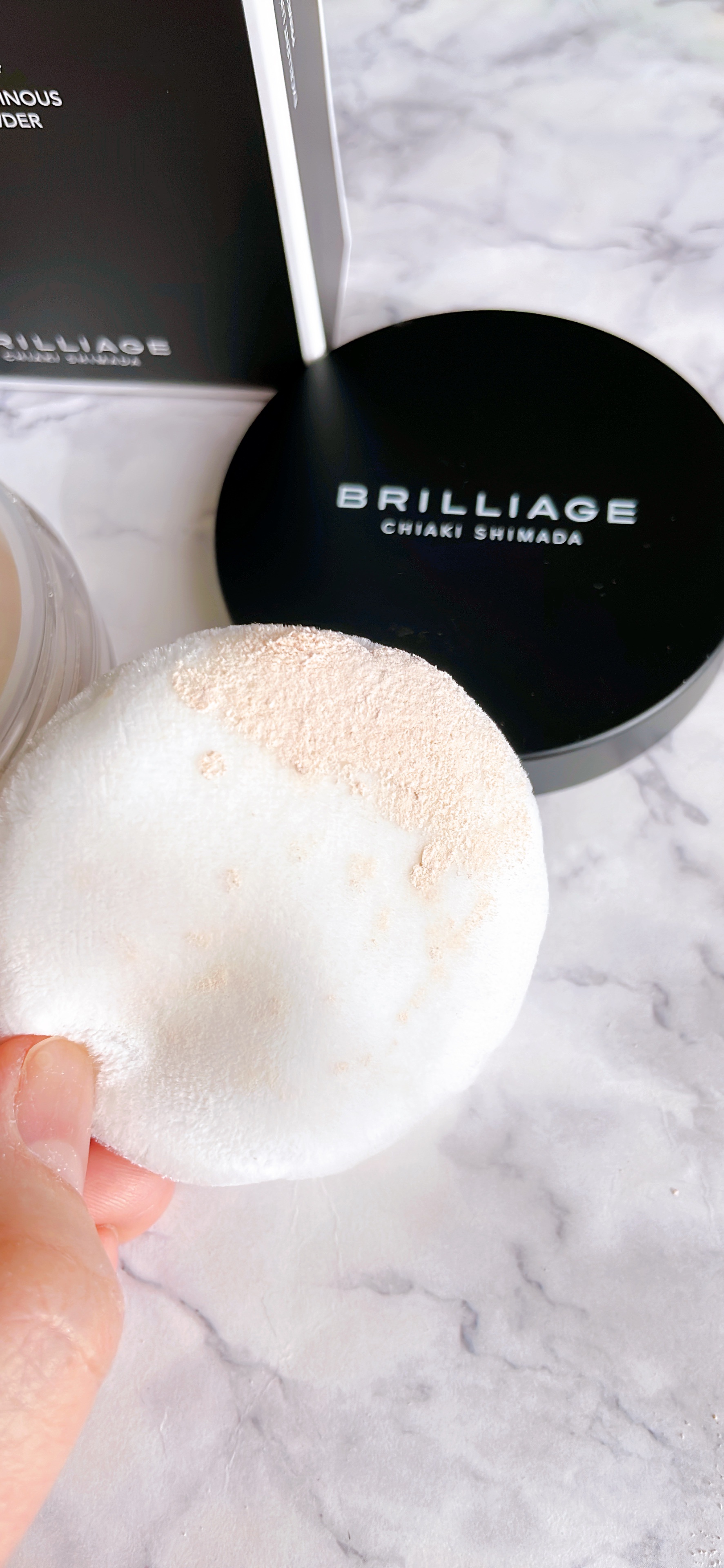 エクセレント ルミナス グロウパウダー /ブリリアージュ/ルースパウダーを使ったクチコミ（3枚目）