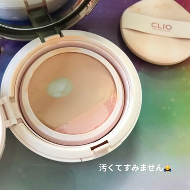 キル カバー ピンク グロウ クリーム クッション 03 LINEN /CLIO/クッションファンデーションを使ったクチコミ（2枚目）