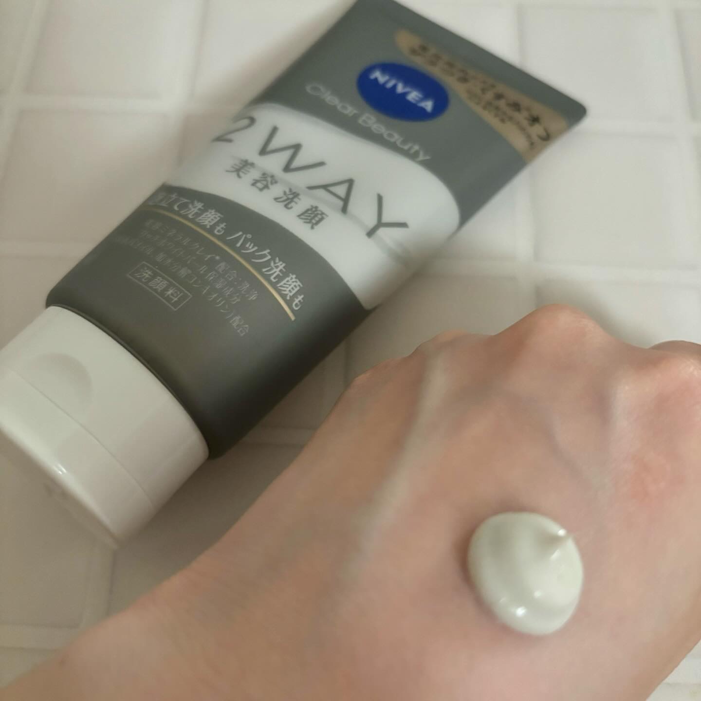 ニベア２ＷＡＹ美容洗顔/ニベア/洗顔フォームを使ったクチコミ（3枚目）