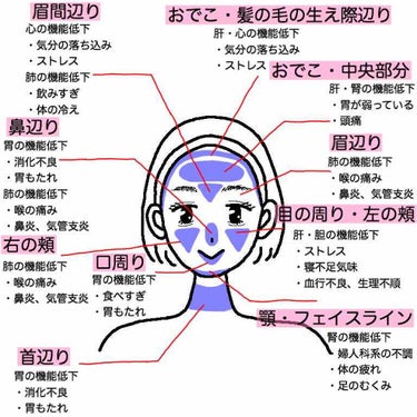 とあばぶ on LIPS 「୨୧知らなきゃ損😭箇所別ニキビの原因୨୧⋱⋰⋱⋰⋱⋰⋱⋰⋱⋰⋱..」（2枚目）