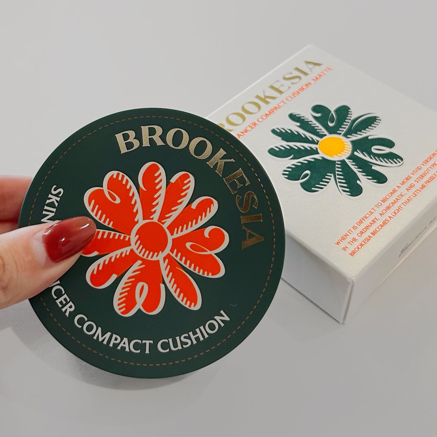 スキンエンハンサー コンパクト クッション (マット)/BROOKESIA/クッションファンデーションを使ったクチコミ(1枚目)