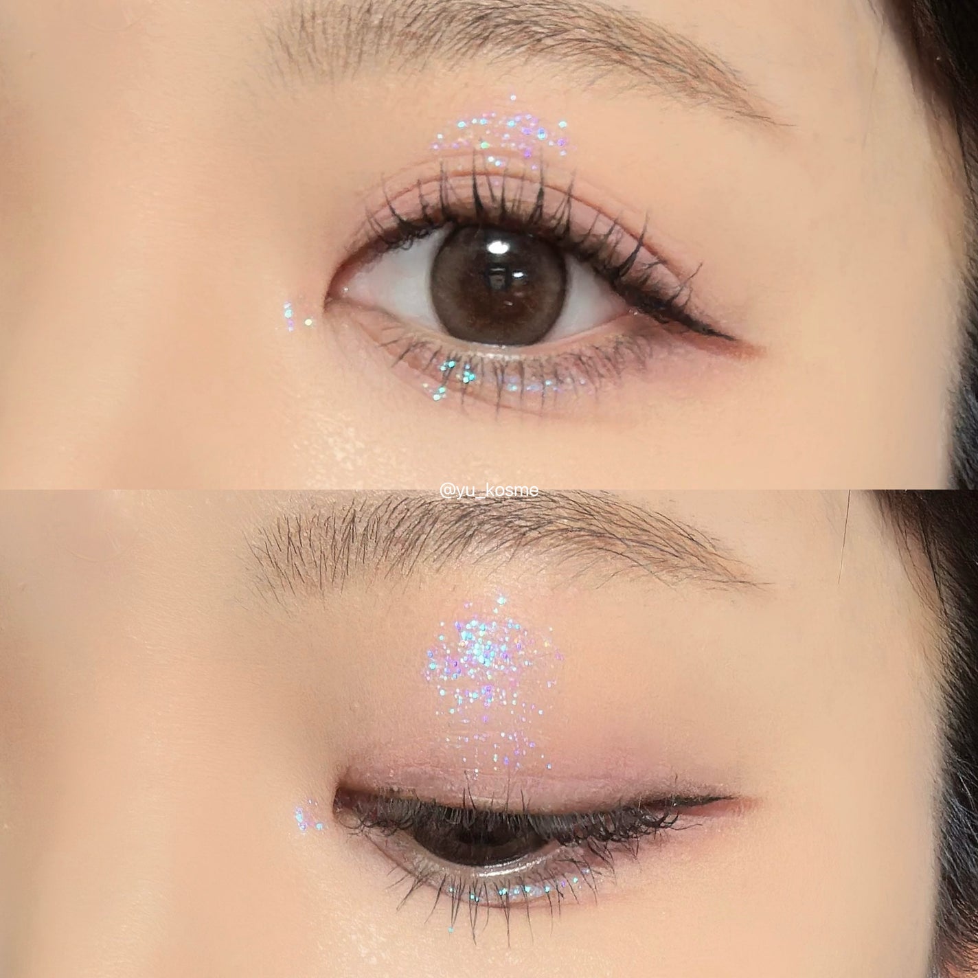 グラスグリッター/glow/グリッターを使ったクチコミ(7枚目)
