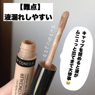 カバーパーフェクション チップコンシーラー/the SAEM/リキッドコンシーラーを使ったクチコミ（5枚目）