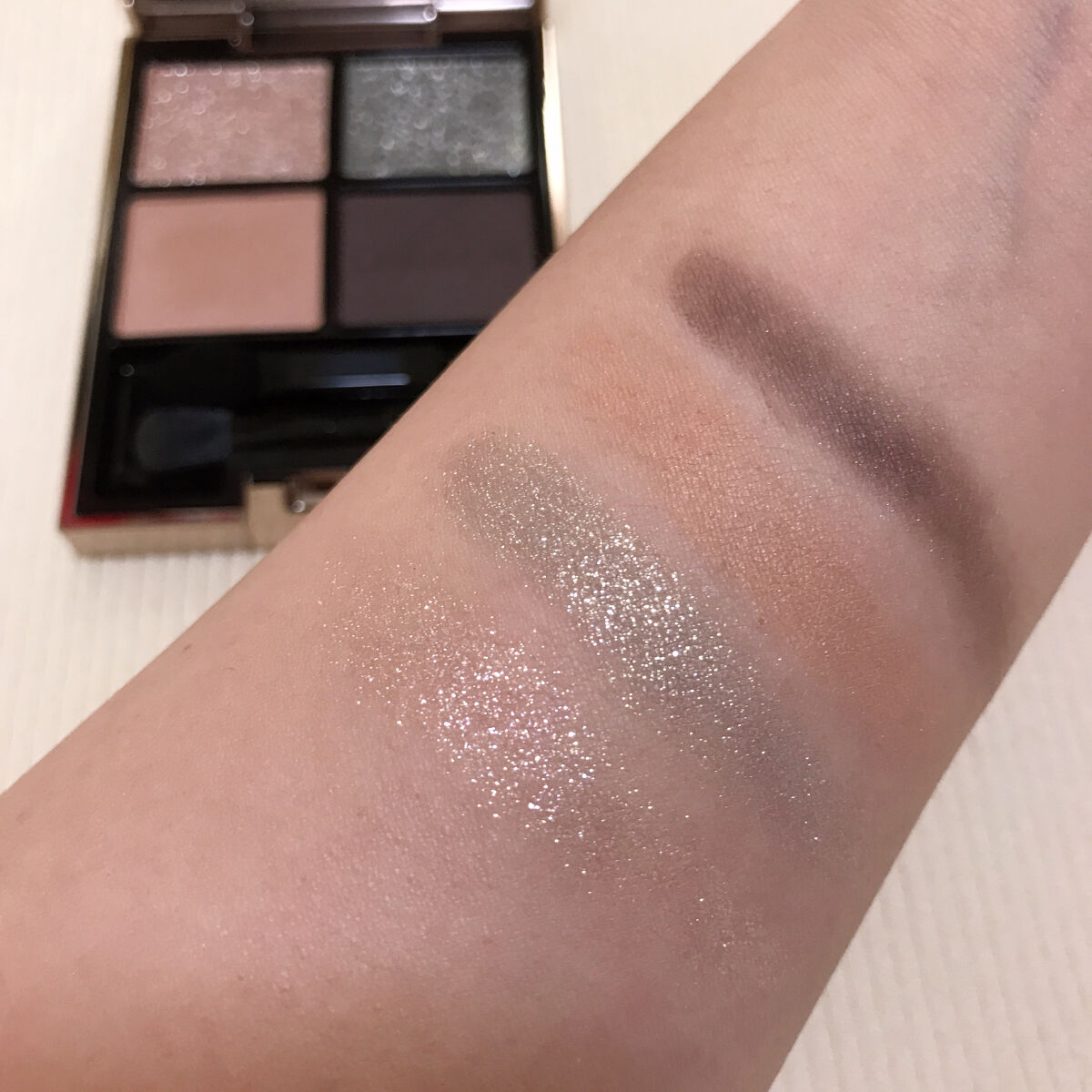 アイカラーレーション 17 Smoky Quartz/LUNASOL/アイシャドウパレットを使ったクチコミ（3枚目）