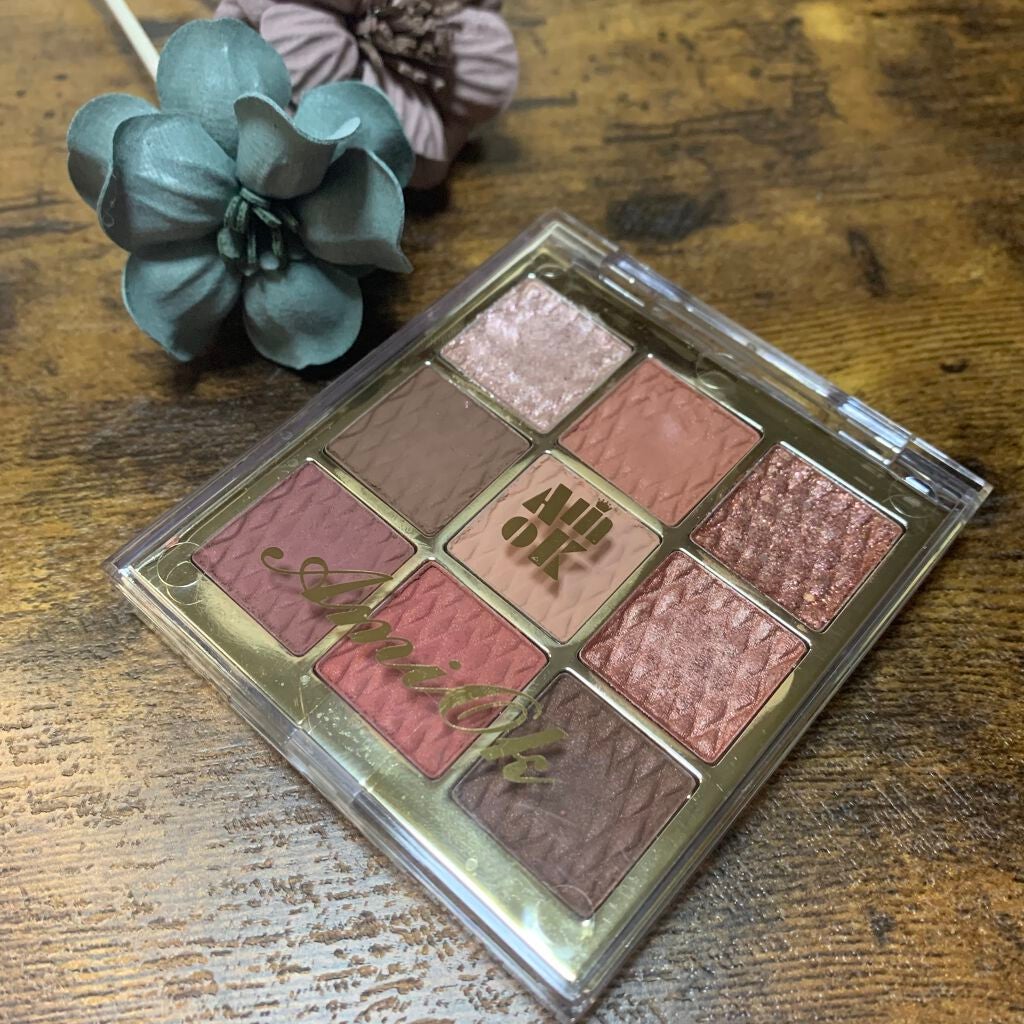 ソフトクレイビームアイシャドウパレット/AMIOK/ジェル・クリームアイシャドウを使ったクチコミ(2枚目)