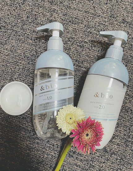 ピュアモイスト シャンプー 1.0/ヘアトリートメント 2.0/&bio/市販シャンプーを使ったクチコミ(1枚目)
