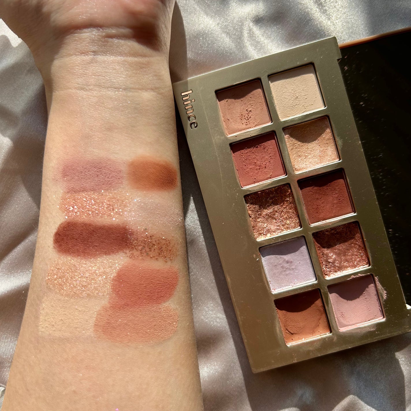 ニューデップスアイシャドウパレット/hince/アイシャドウパレットを使ったクチコミ(7枚目)