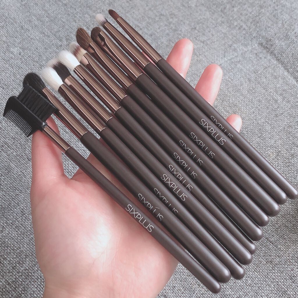 15本メイクブラシセット/SIXPLUS/メイクブラシを使ったクチコミ（3枚目）