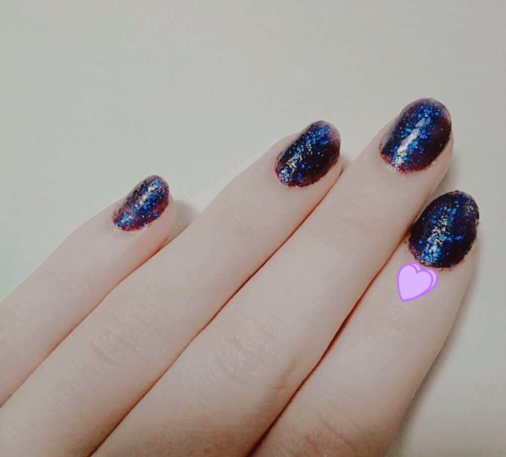 ネイルリムーバー グレープの香り/DAISO/除光液を使ったクチコミ(2枚目)