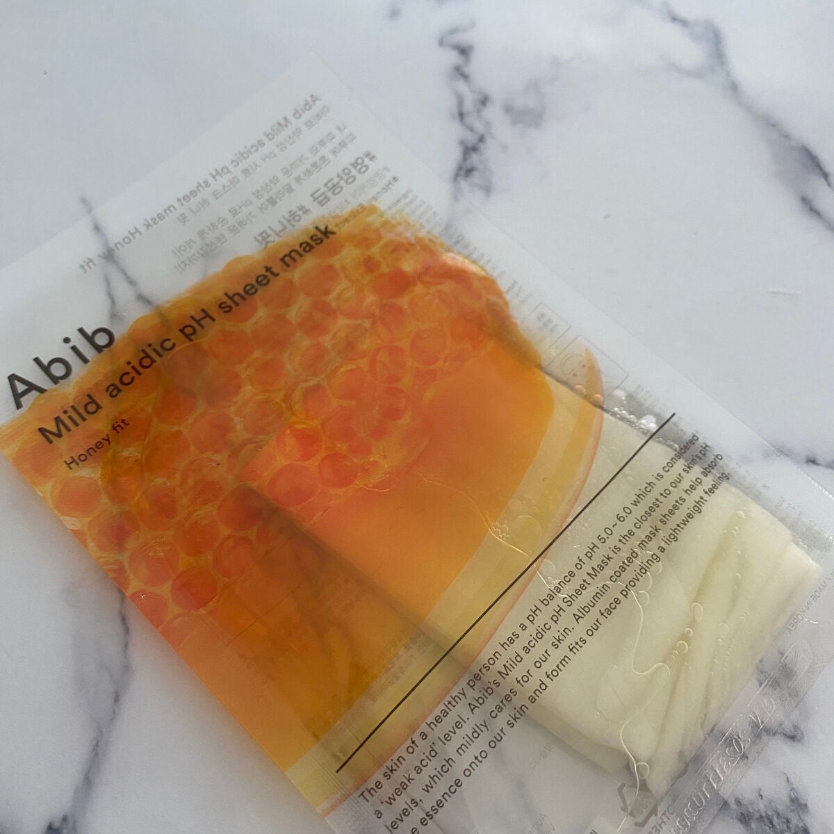 弱酸性pHシートマスク ハニーフィット/Abib /シートマスク・パックを使ったクチコミ(3枚目)