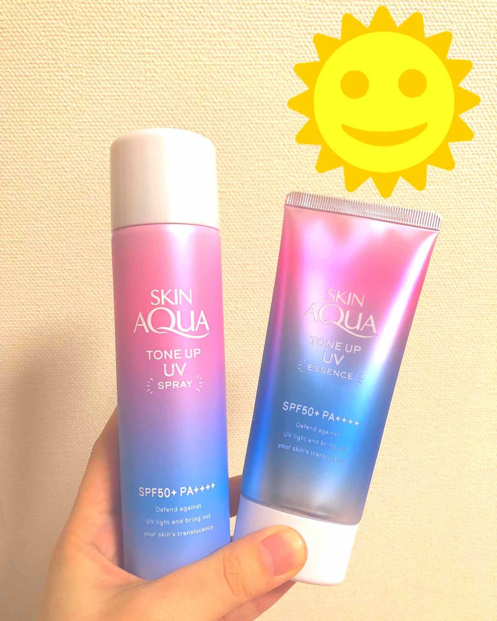 スキンアクア トーンアップUVエッセンス/スキンアクア/日焼け止めクリームを使ったクチコミ（1枚目）