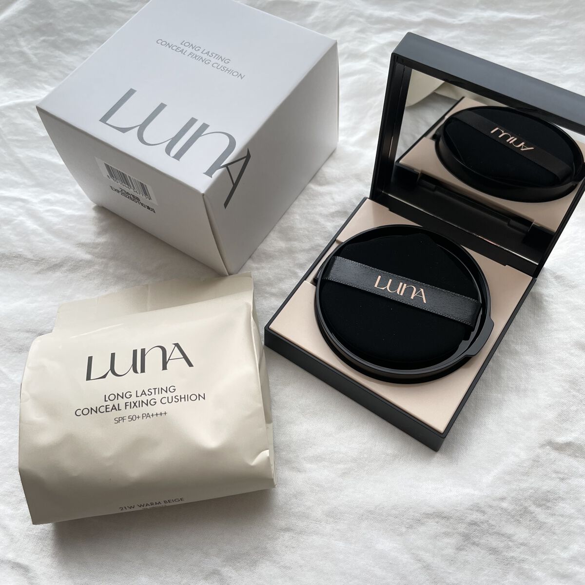  ロングラスティングコンシールフィクシングクッション /LUNA/クッションファンデーションを使ったクチコミ（1枚目）