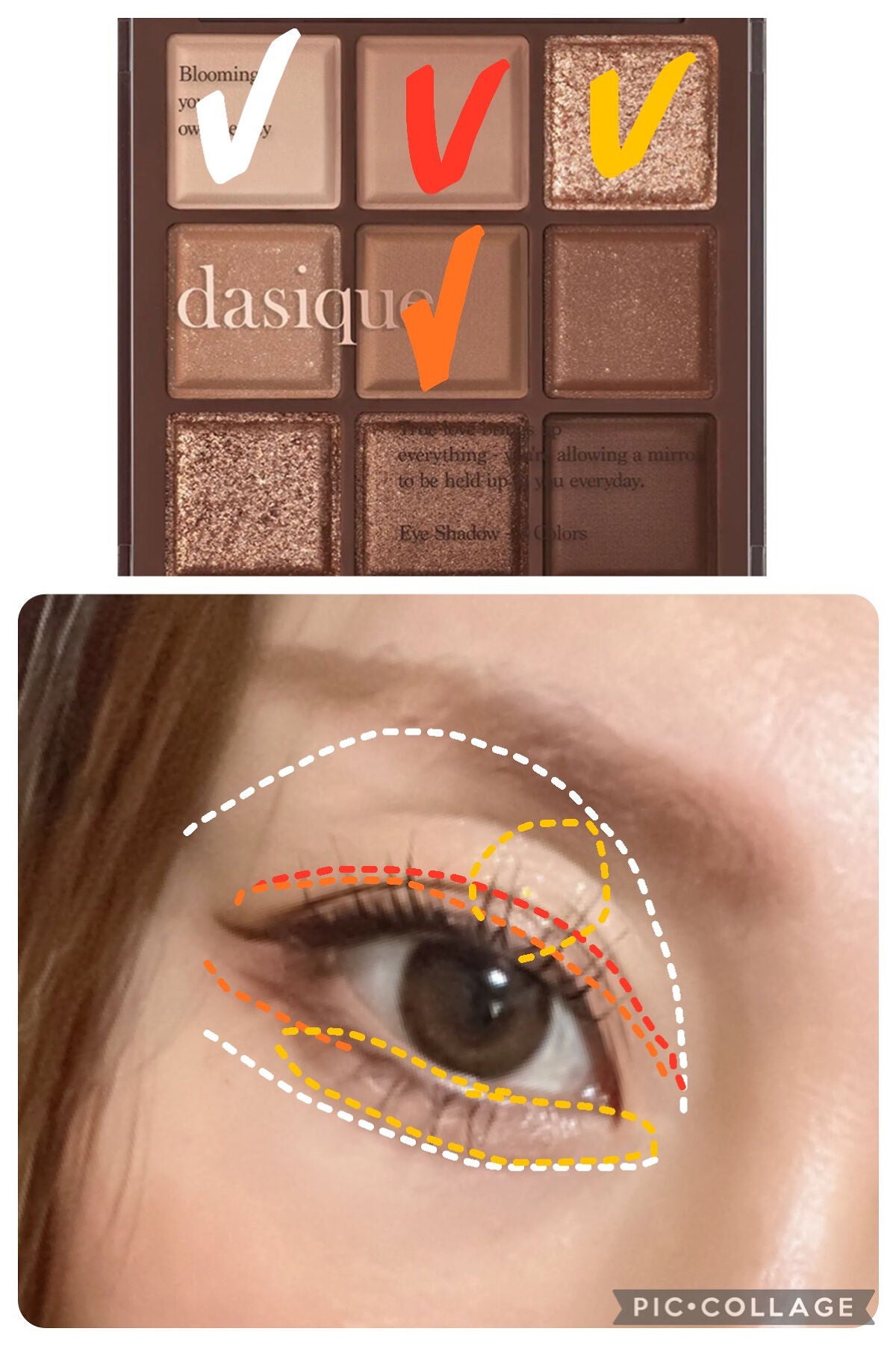 シャドウパレット/dasique/アイシャドウパレットを使ったクチコミ(2枚目)