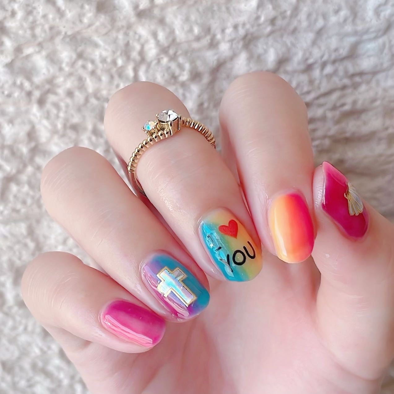 ウィークリージェル/HOMEI/ジェルネイルを使ったクチコミ(3枚目)