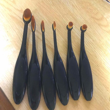 歯ブラシ型ブラシ10本セット/メイクブラシを使ったクチコミ(2枚目)