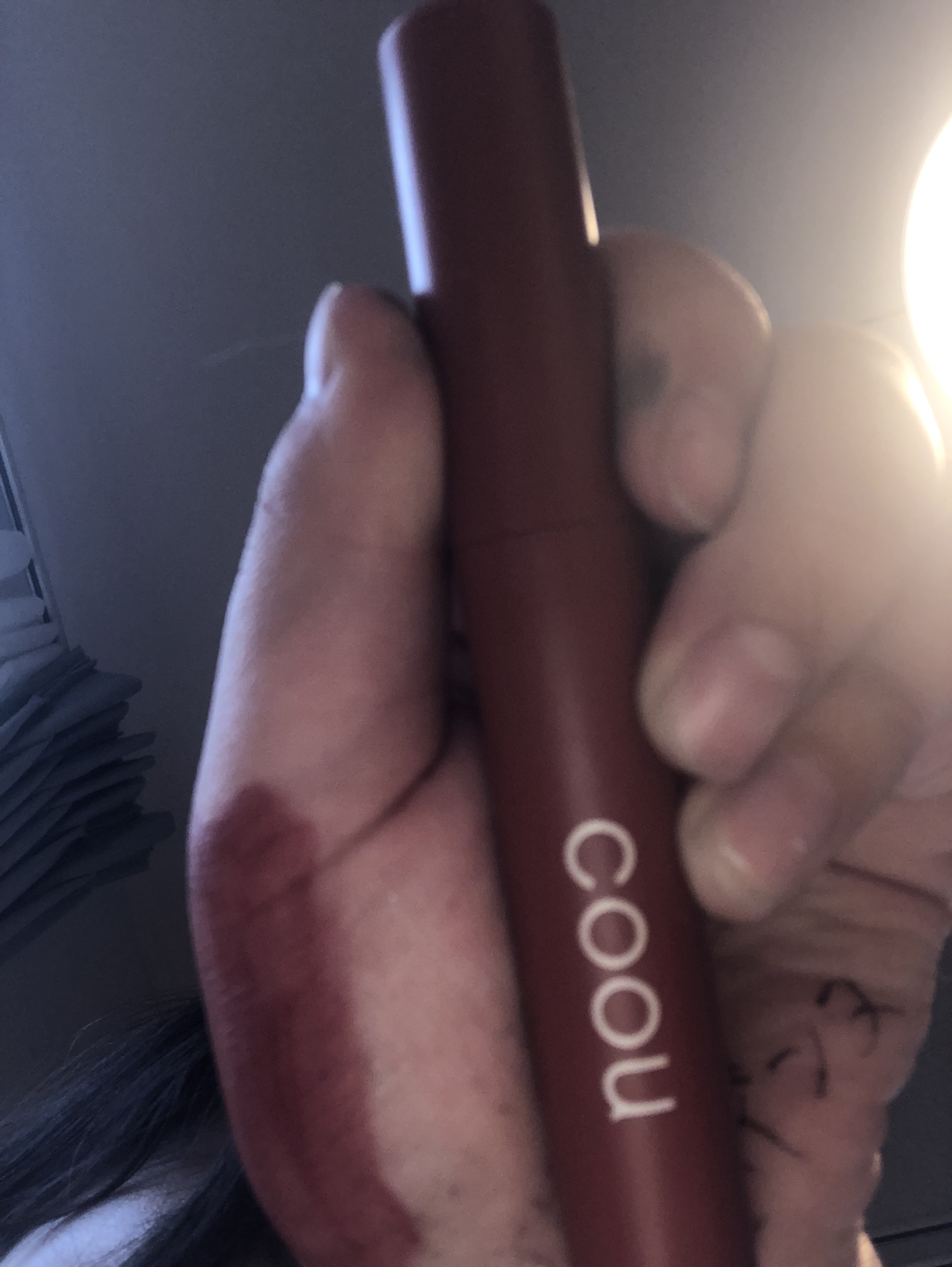 リキッドマットティント/coou/リップティントを使ったクチコミ（1枚目）