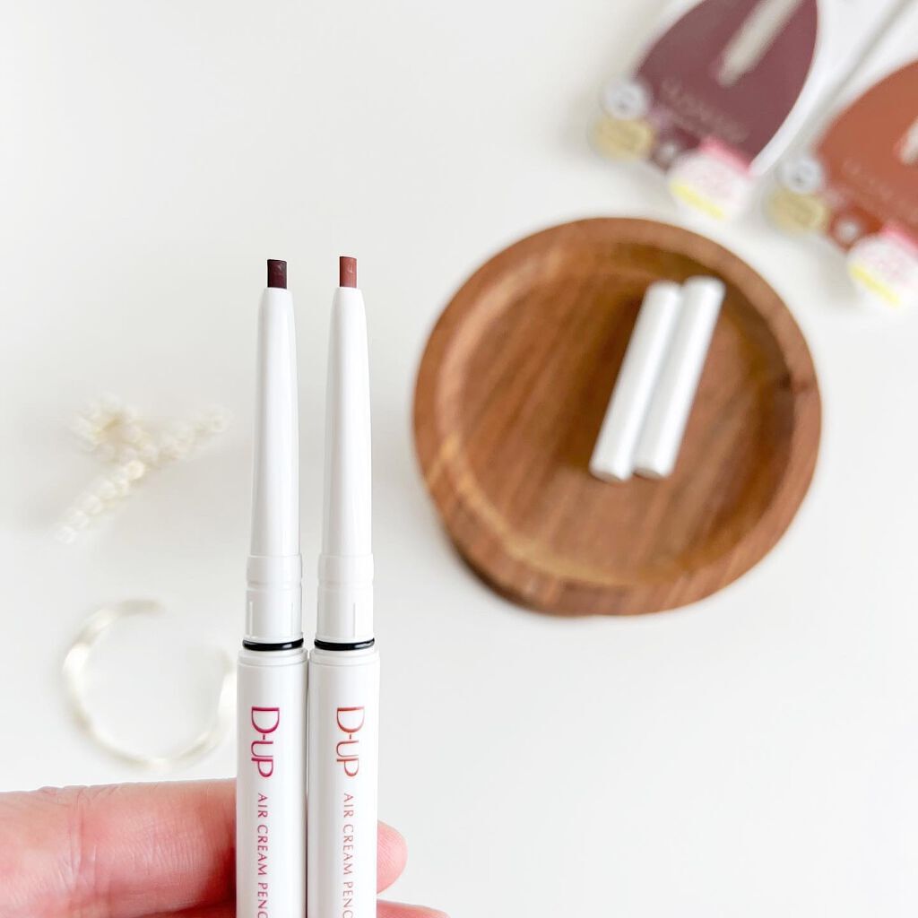 エアクリームペンシル  シナモンブラウン/D-UP/ペンシルアイライナーを使ったクチコミ（1枚目）