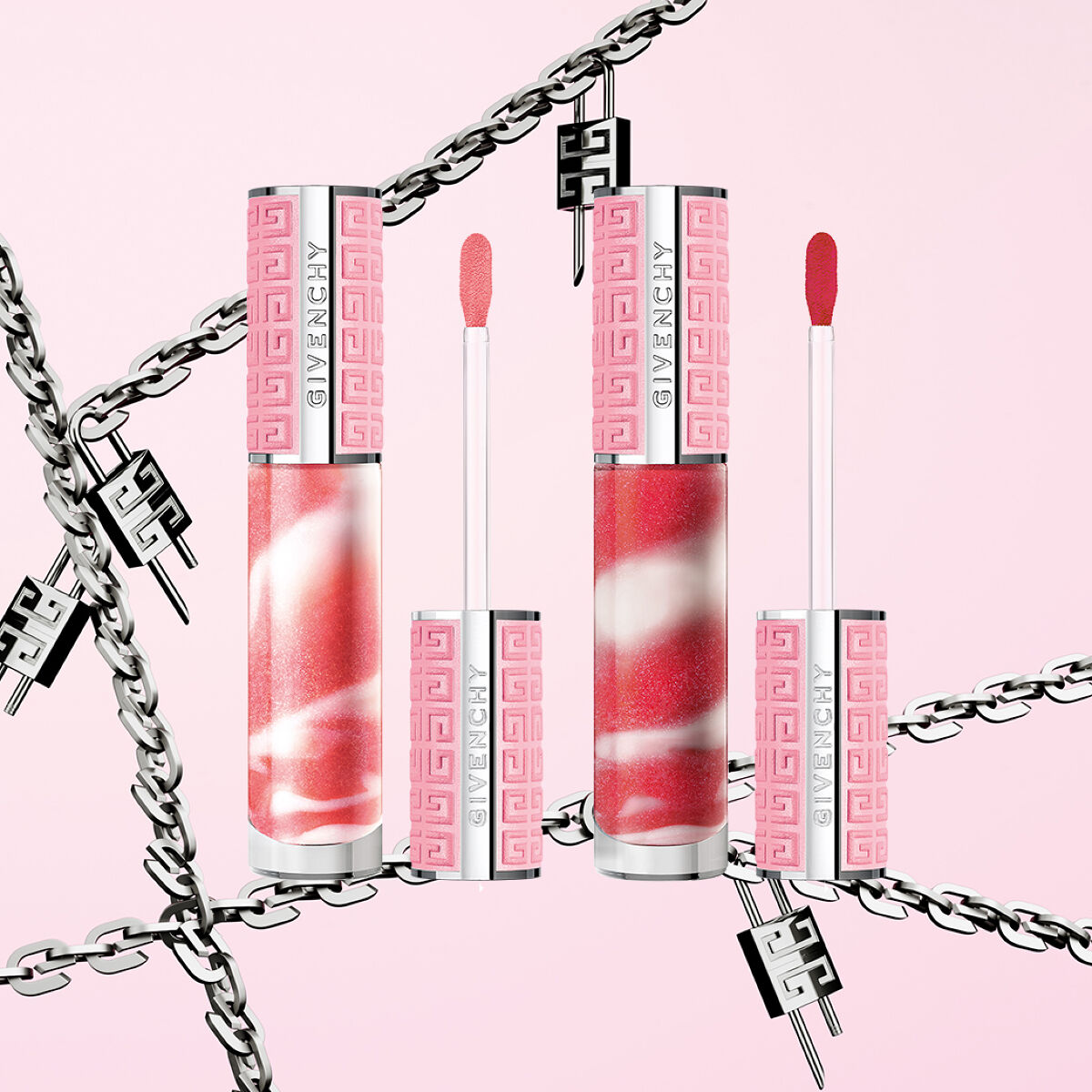 ローズ・パーフェクト・リキッド/GIVENCHY/口紅を使ったクチコミ（2枚目）