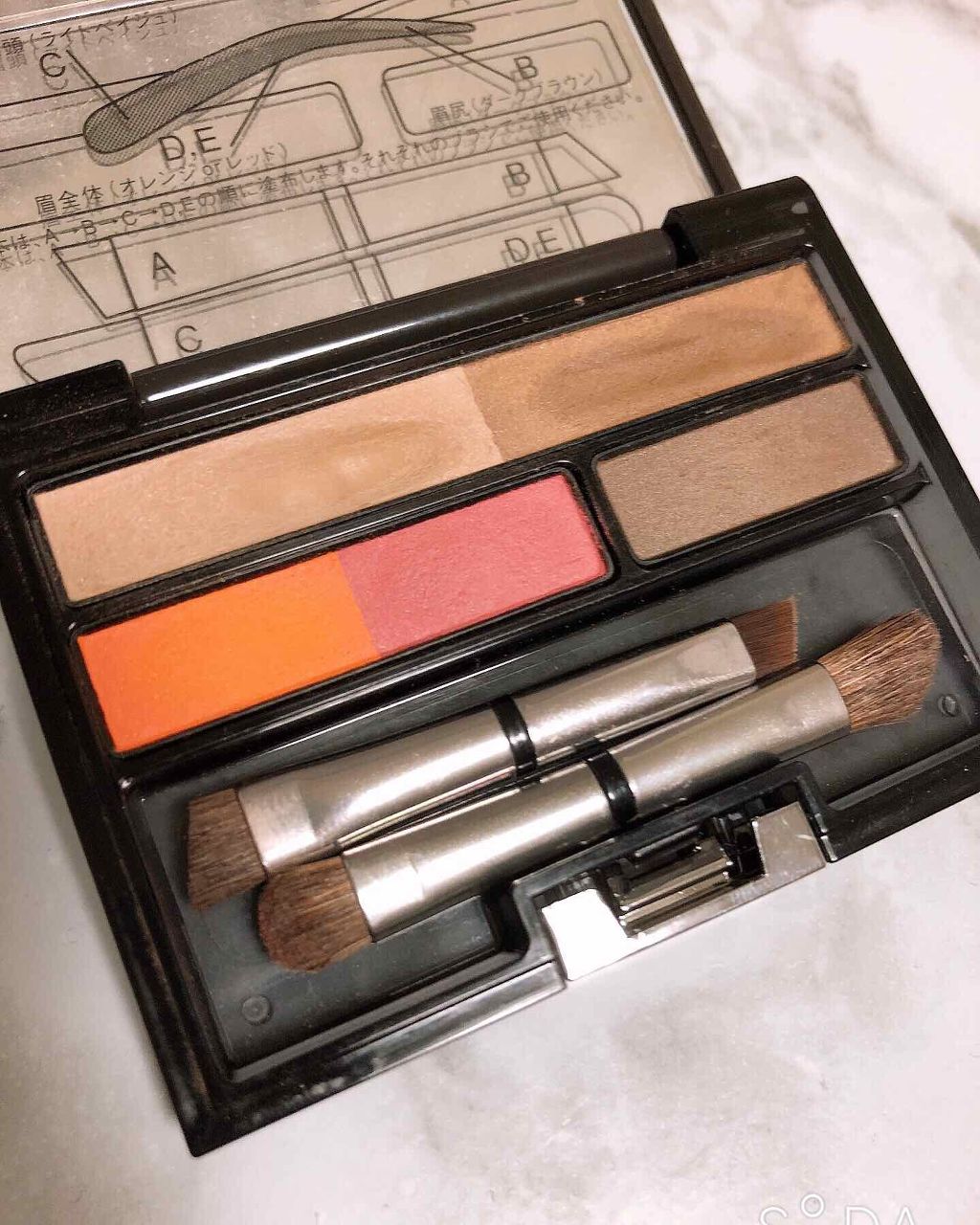 アイブロウ クリエイティブパレット/IPSA/パウダーアイブロウを使ったクチコミ（2枚目）