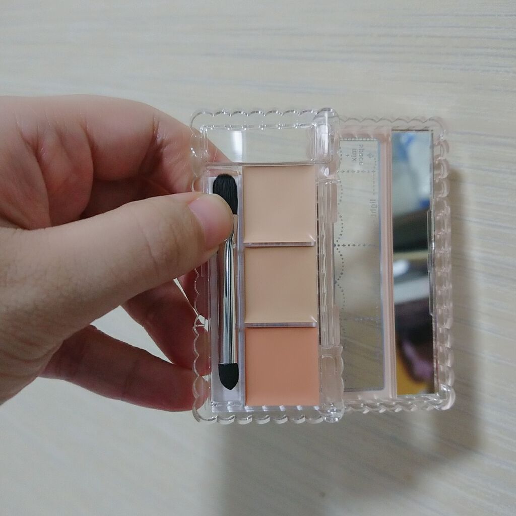 カラーミキシングコンシーラー/キャンメイク/パレットコンシーラーを使ったクチコミ（2枚目）