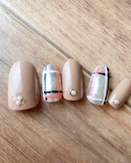 gene TOKYO ネイル ベージュ/DAISO/マニキュアを使ったクチコミ(3枚目)