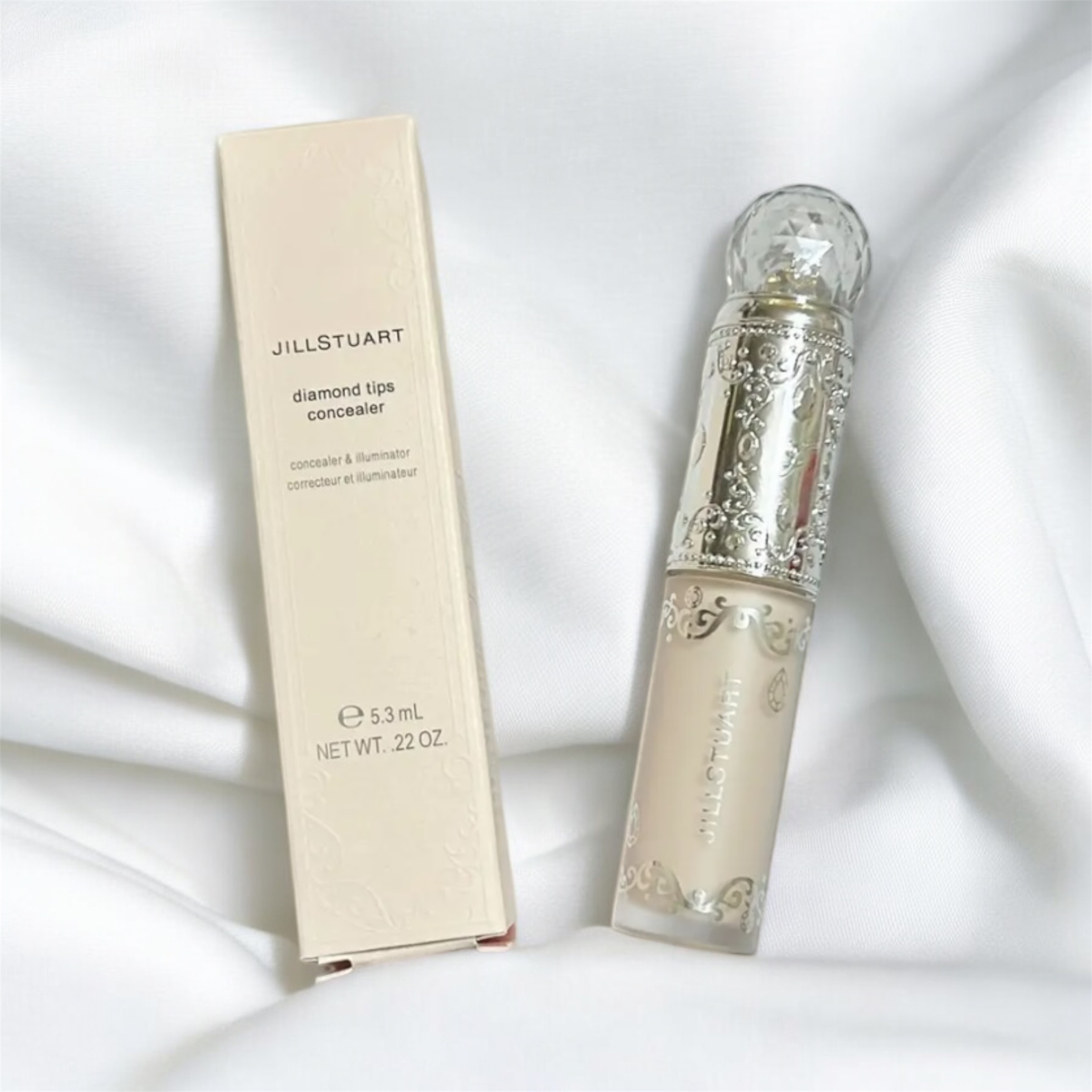 ダイヤモンドティップス コンシーラー＜カバータイプ＞ C01 linen beige/JILL STUART/リキッドコンシーラーを使ったクチコミ（1枚目）