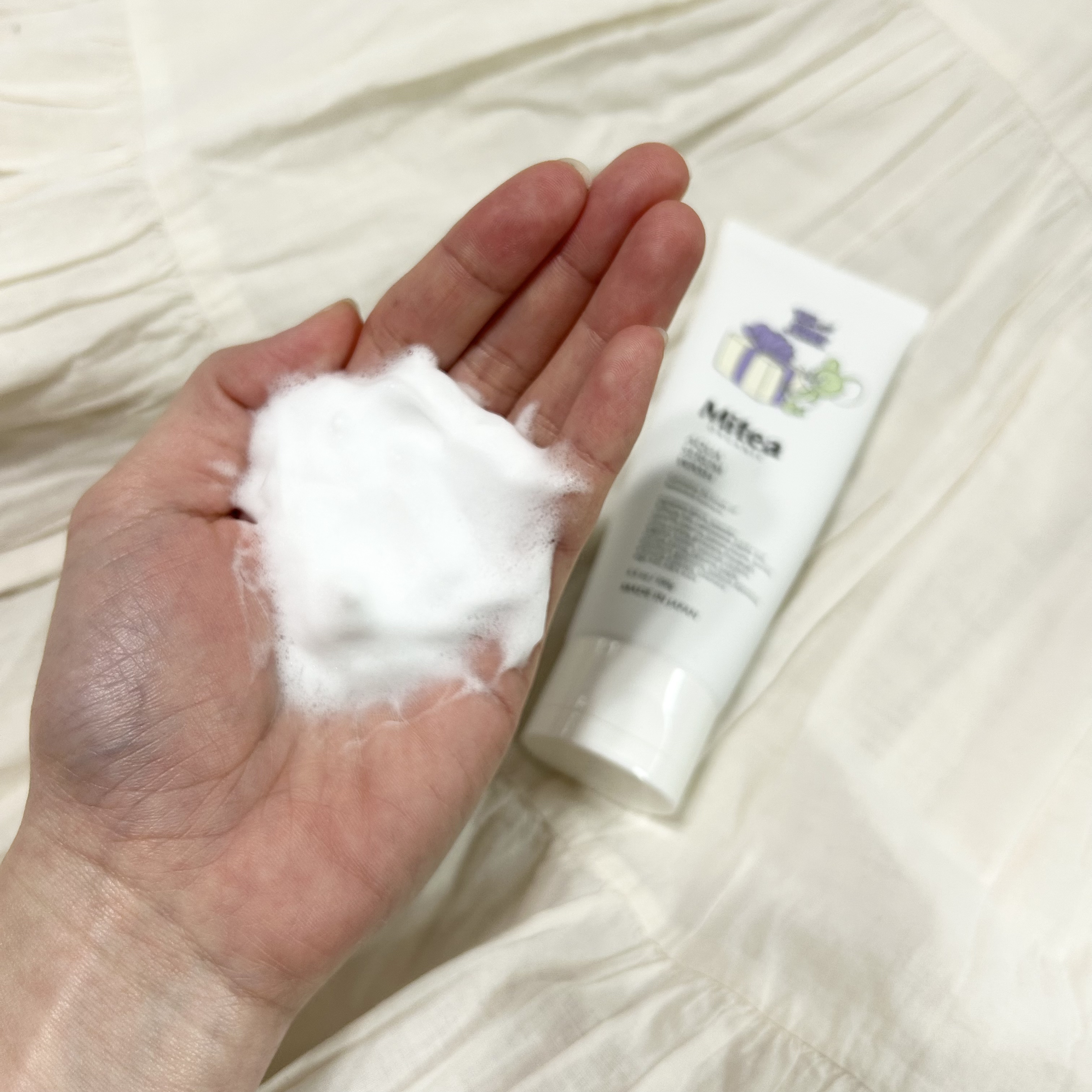 アクアセラムウォッシュ/ミティア オーガニック/洗顔フォームを使ったクチコミ（3枚目）