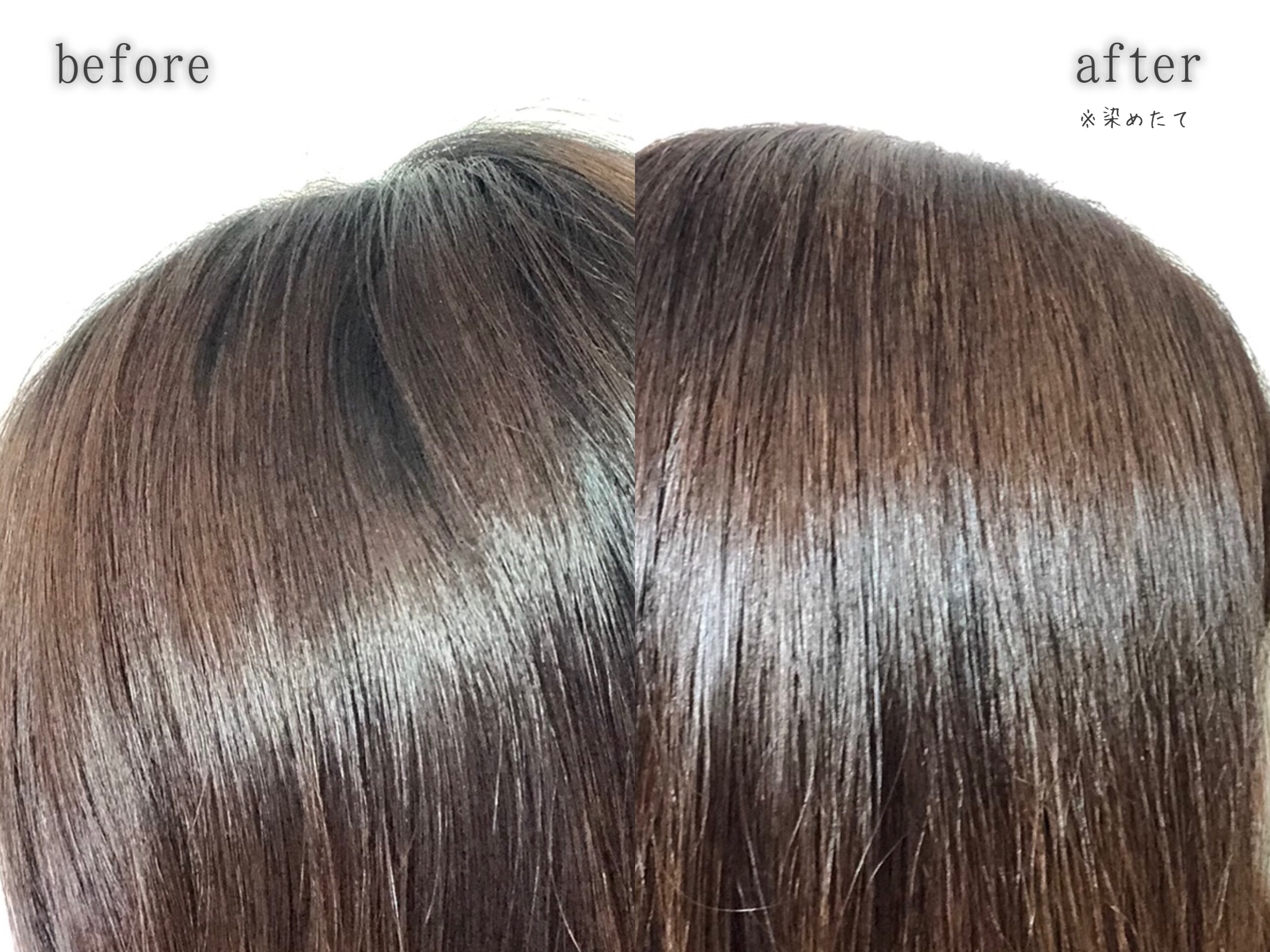 イルーセント ミルキーヘアカラー/サイオス/ヘアカラーを使ったクチコミ（2枚目）