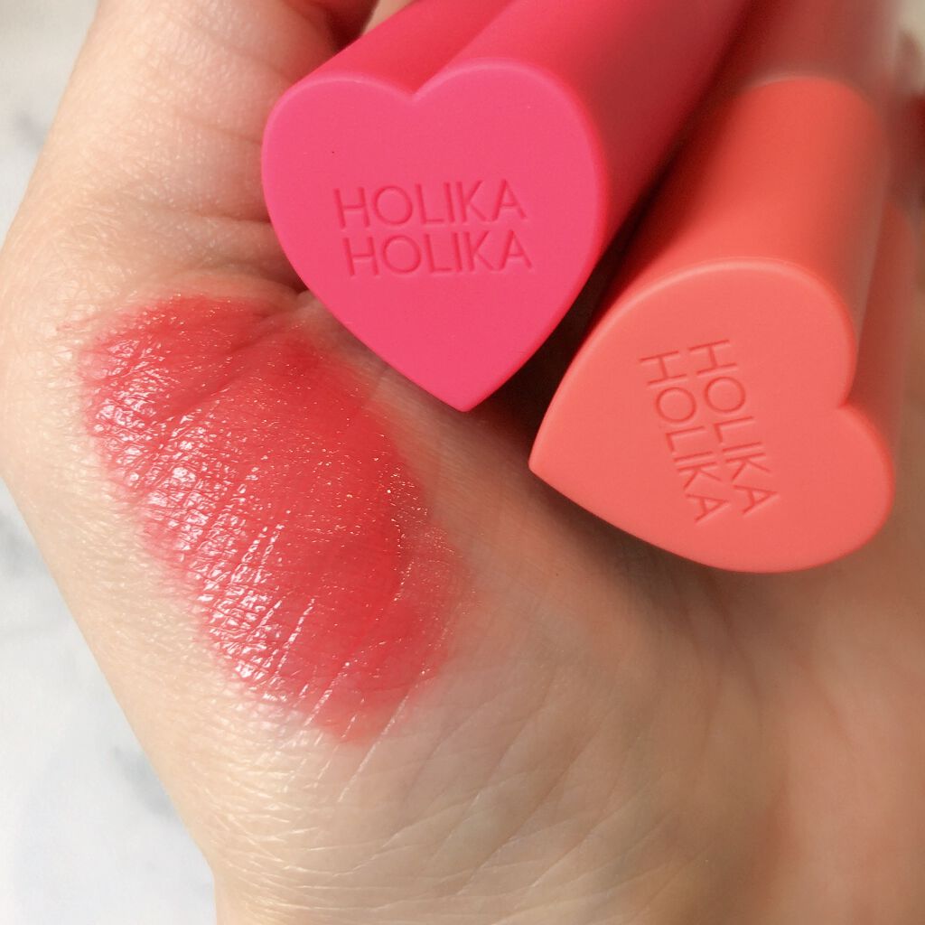 ホリカホリカ ハートクラッシュグローティントエアー 03 ベイ/HOLIKA HOLIKA/リップティントを使ったクチコミ（1枚目）