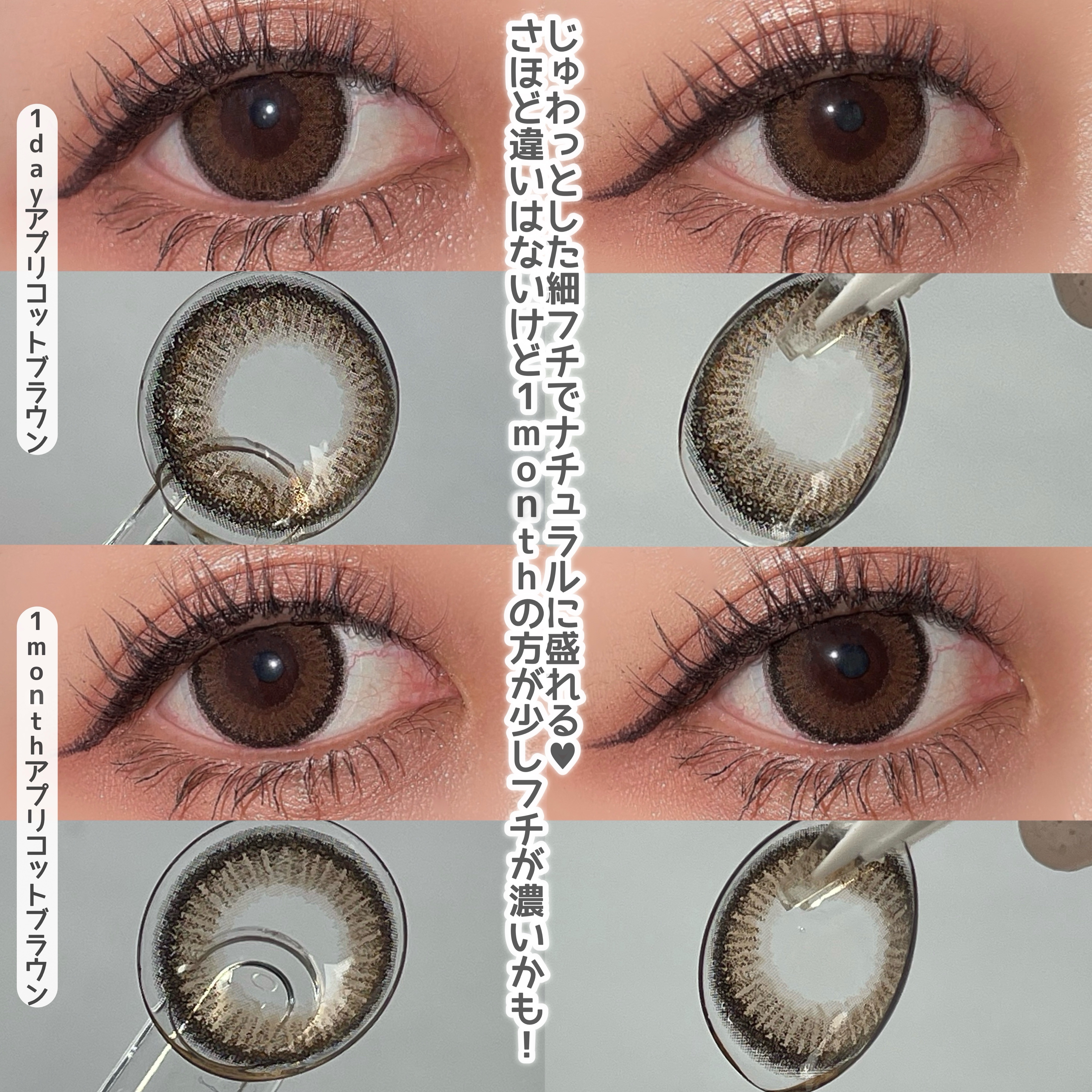 エバーカラーワンデー ナチュラル ナチュラルブラック/エバーカラー/ワンデー（１DAY）カラコンを使ったクチコミ（3枚目）