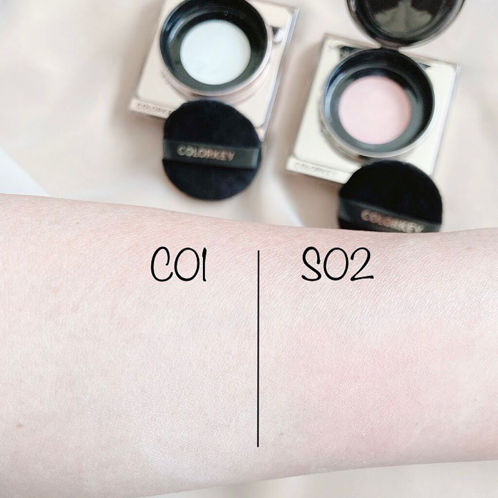 ラスティングルースパウダー/COLORKEY/ルースパウダーを使ったクチコミ(5枚目)