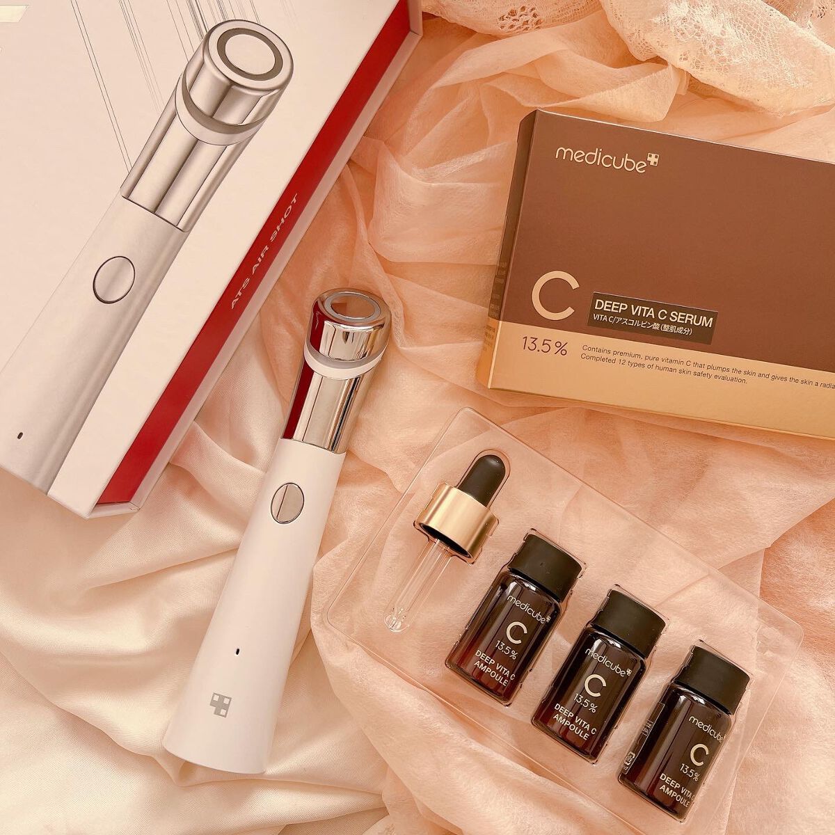 ディープビタCアンプル/MEDICUBE/美容液を使ったクチコミ（1枚目）