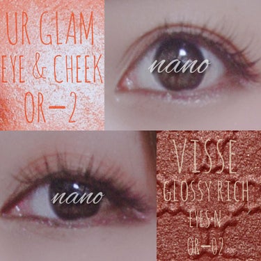 UR GLAM　EYE & CHEEK COLOR/U R GLAM/シングルアイシャドウを使ったクチコミ（3枚目）