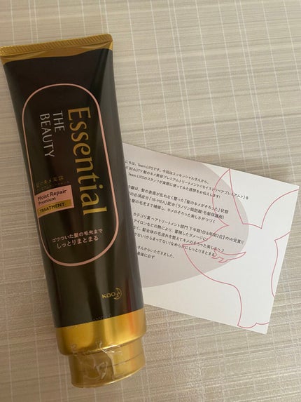 THE BEAUTY 髪のキメ美容プレミアムトリートメント<モイストリペアプレミアム>/エッセンシャル/洗い流すヘアトリートメントを使ったクチコミ(2枚目)