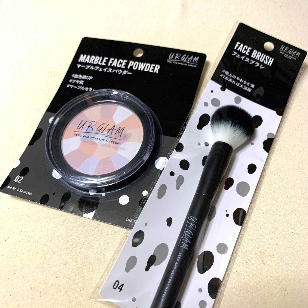 UR GLAM FACE BRUSH/U R GLAM/メイクブラシを使ったクチコミ(1枚目)