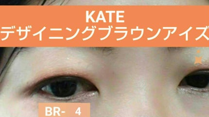 デザイニングブラウンアイズ/KATE/アイシャドウパレットを使ったクチコミ(2枚目)