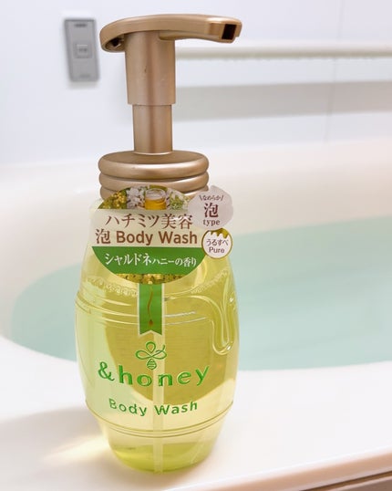 ピュアモイスト 泡ボディウォッシュ/&honey/ボディソープを使ったクチコミ(1枚目)