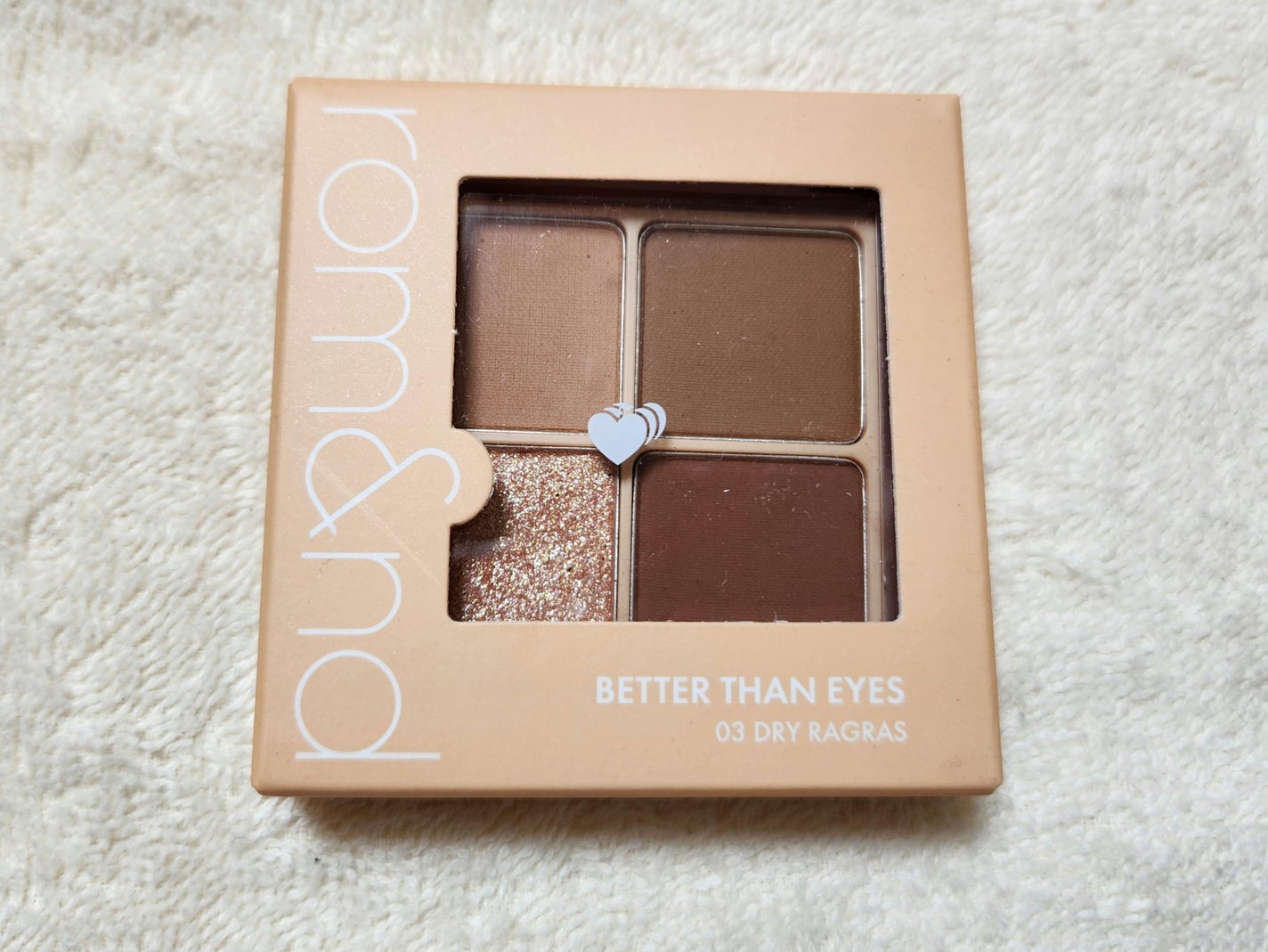 ベターザンアイズ/rom&nd/アイシャドウパレットを使ったクチコミ(1枚目)