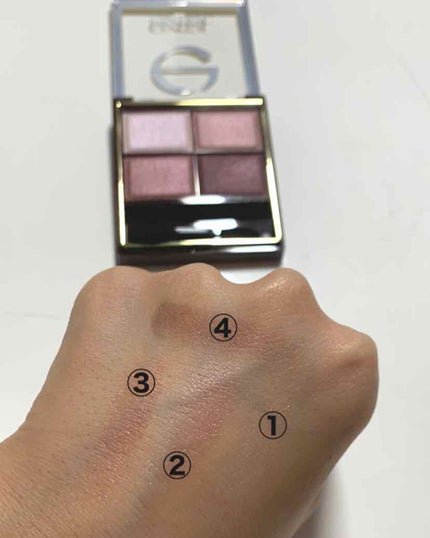 スキニーリッチシャドウ/excel/アイシャドウパレットを使ったクチコミ(3枚目)