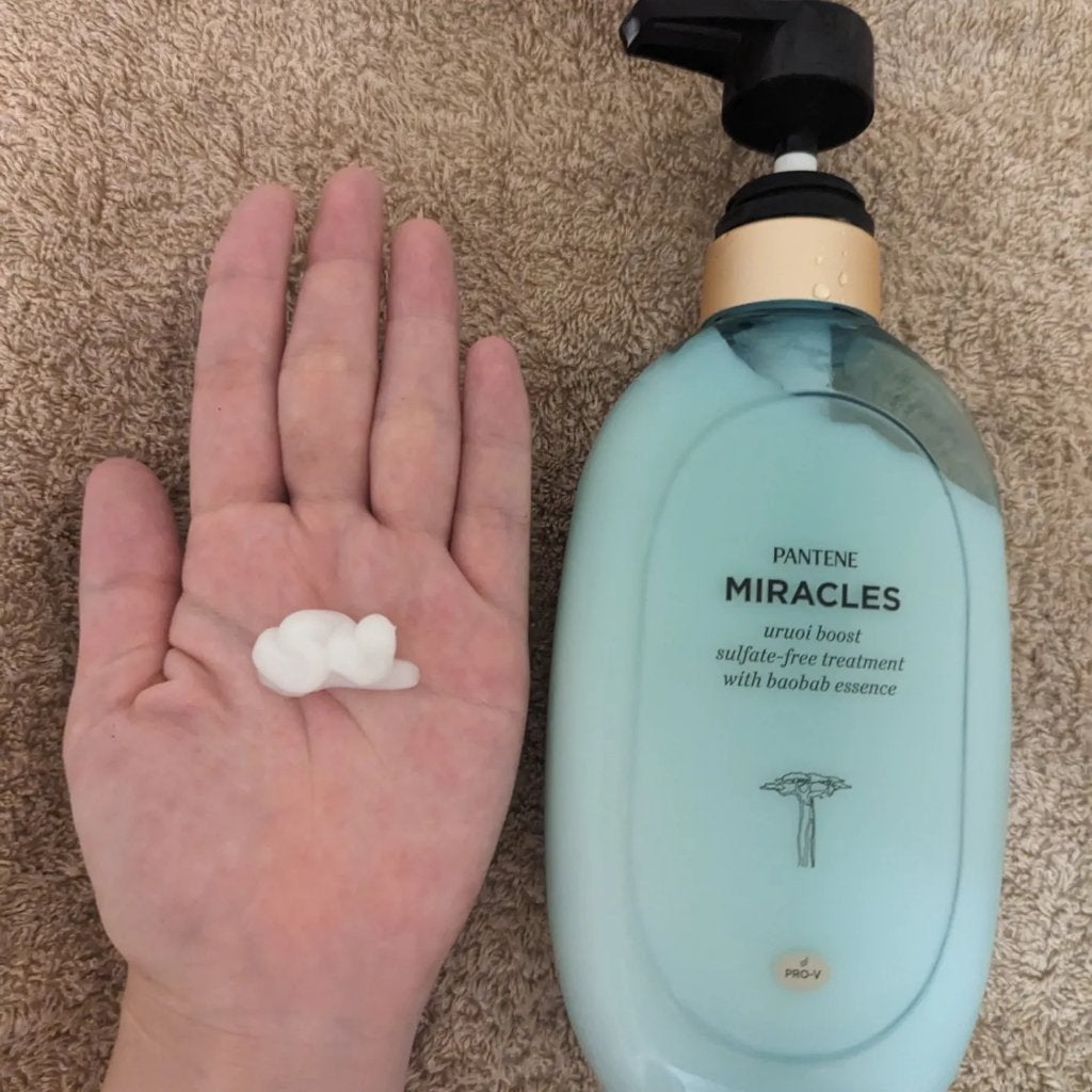 ミラクルズ うるおいブースト シャンプー/トリートメント/パンテーン/市販シャンプーを使ったクチコミ(4枚目)