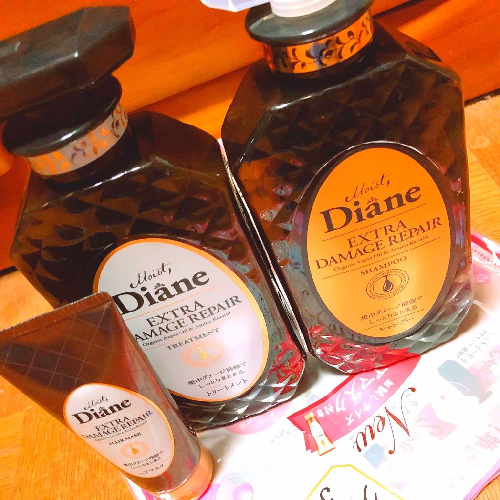パーフェクトビューティ モイストダイアン エクストラダメージリペア シャンプー/トリートメント/ダイアン/市販シャンプーを使ったクチコミ(1枚目)