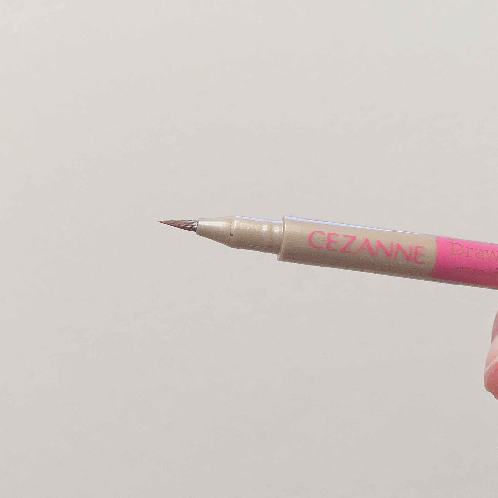 描くふたえアイライナー/CEZANNE/リキッドアイライナーを使ったクチコミ（2枚目）